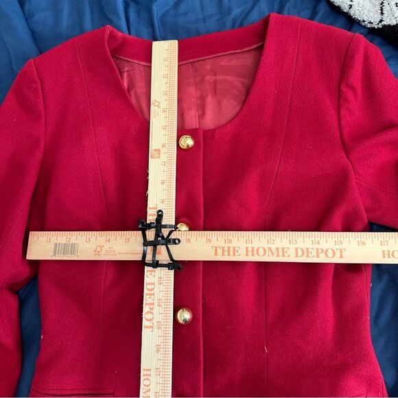 Crombie Cashmere & Wool Tailored Blazer 8 - Picture 7 of 8